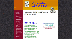 Desktop Screenshot of gymnasticswithcricket.com
